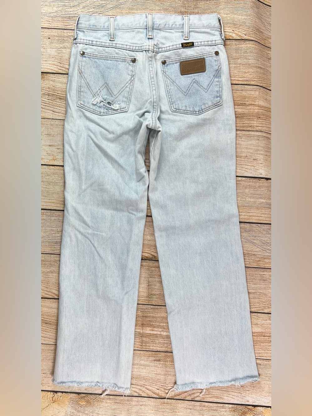 Vintage Wrangler Light Wash Denim Jeans Size 28x28